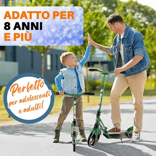 Miniatura 6 de Hurtle Renegade Kick Scooter for Kids, Teenagers & Adults - 2-Wheel Folding Scooter with Adjustable T-Bar Handlebar - Alloy Anti-Slip Deck Camouflaje