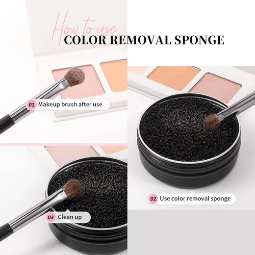 Miniatura 8 de DUcare Brochas de maquillaje + limpiador de brochas de maquillaje