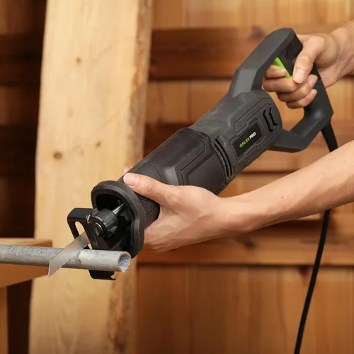 Miniatura 7 de GALAX PRO Sierra recíproca de 120 V, sierra recíproca con cable de velocidad variable de 6.0 amperios con longitud de carrera de 1-1/8 pulgadas