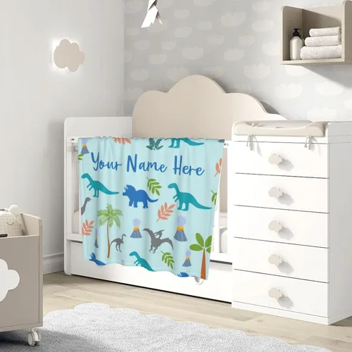 Miniatura 2 de Mantas de bebé personalizadas con nombre para niños, manta personalizada con nombre para bebés, recién nacidos y niños