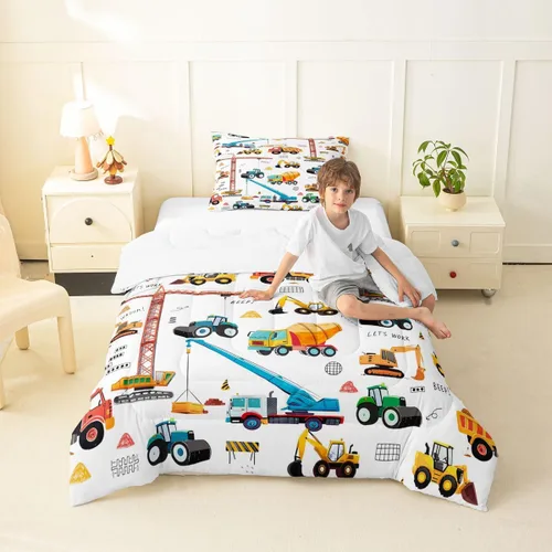 Miniatura 46 de Juego de edredón de cielo estrellado, tamaño King, juego de ropa de cama con estrellas y galaxias para niños y niñas, edredón de plumón del espacio