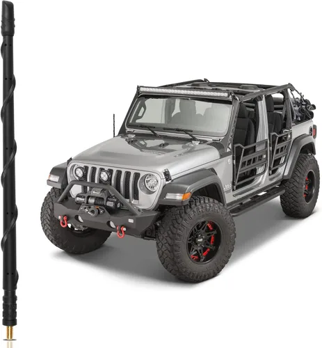 Miniatura 9 de VOFONO - Antena para Jeep Wrangler 4xe JK JL Unlimited Willys Gladiator JT Rubicon Sahara 2007-2025, accesorios Jeep Gladiator, antena Jeep Wrangler