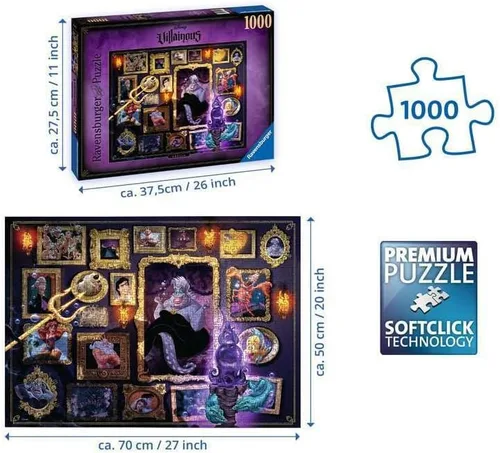 Miniatura 3 de Ravensburger - Rompecabezas de Maléfica, villanos maléficos de Disney