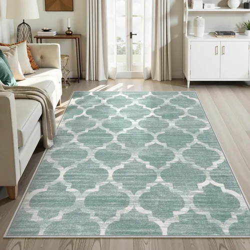 Miniatura 52 de Lahome Alfombra marroquí para pasillo – Alfombra antideslizante lavable de 2 x 6 pies con parte trasera de goma, suave y no desprende pelo, alfombra