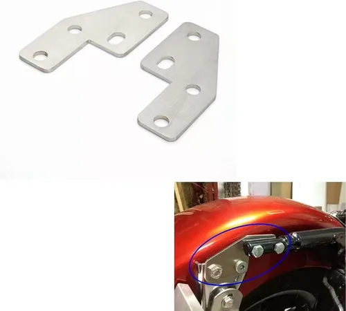 Miniatura 2 de Soportes eliminadores de barra de agarre para guardabarros traseros para Harley Touring Electra Glide/Street Glide/Road King/Road Glide modelos