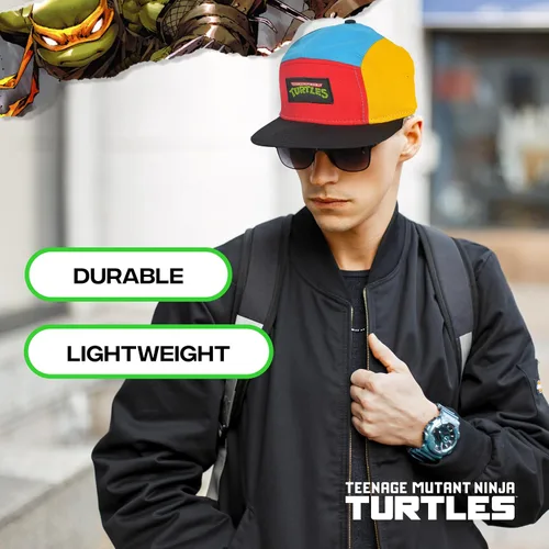 Miniatura 5 de Concept One TMNT - Gorra de béisbol para adultos, diseño de tortugas ninja con ala plana