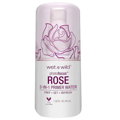 wet n wild Foto Focus Primer Agua, Rose Addiction, 1.52 onzas Adicción a las rosas