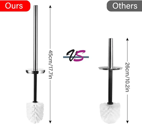 Miniatura 2 de Otostar Juego de accesorios de baño de plástico con dispensador de jabón, soporte para cepillos de dientes, soporte para vasos, jabonera, soporte