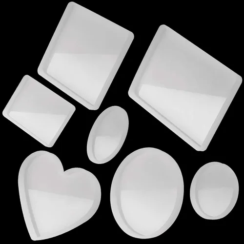 Paquete de 7 moldes de resina de silicona grandes para álbum de teléfono, decoración de escritorio, posavasos, decoración del hogar, regalo, moldes