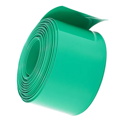 Miniatura 6 de Aicosineg 20 tubos termorretráctiles de batería de 2.83 pulgadas de longitud, 1.18 pulgadas de ancho de aplanamiento, aislamiento térmico de PVC