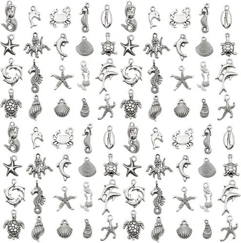 Miniatura 49 de WOCRAFT 60 piezas de dijes de pulsera de cruz dorada KC para juegos de fabricación de joyas, collares, pulseras, llaveros, kit de suministros de KC