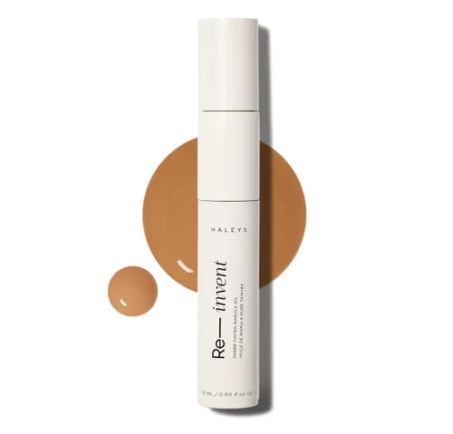 Miniatura 12 de HALEYS Re-invent - Aceite de marula teñido transparente (medio/bronceado neutro), tinte para la piel, hidratante BB tintado, base tintada, aceite E.