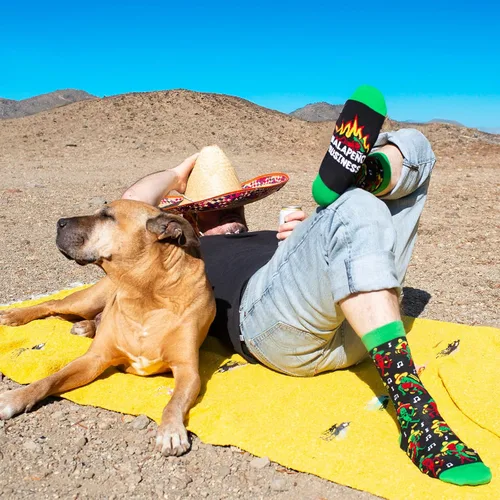 Miniatura 7 de Lavley Funny Socks For Men - Novelty Gifts For Sports Fans, Golfing, Pickleball, Weight Lifting, Racing and More