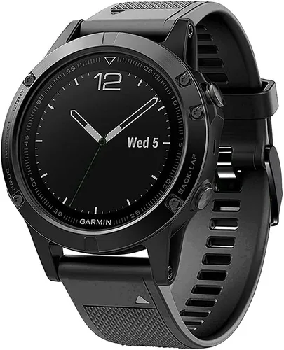 Miniatura 2 de REYDA Correa de silicona compatible con Garmin Fenix 8 Pro/8/E 1.850 in, 0.866 in, correa de reloj de ajuste rápido, suave y transpirable, pulsera