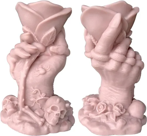 Miniatura 4 de Molde de resina de serpiente, 2 unidades, molde de serpiente de silicona Serpiente doble