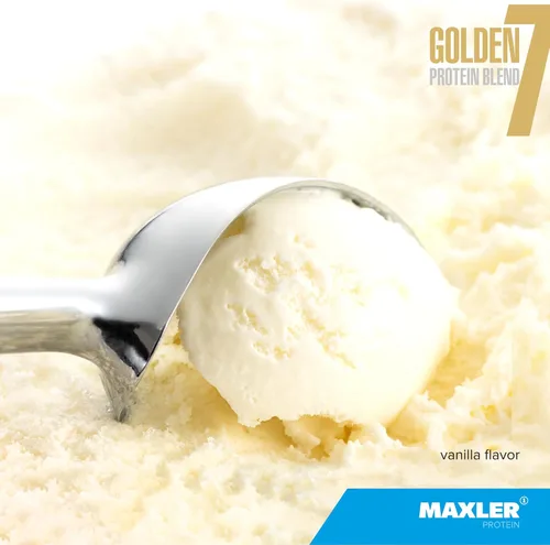 Miniatura 2 de Maxler Golden 7 Protein Blend - Proteína en polvo para ganancia muscular y recuperación - Polvo de proteína de vainilla de 2 libras