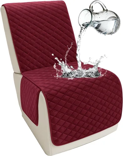 Miniatura 33 de Arfntevss Fundas para sofá seccional reclinable para sofá seccional en forma de L, funda antideslizante lavable para sofá reclinable con forma de L
