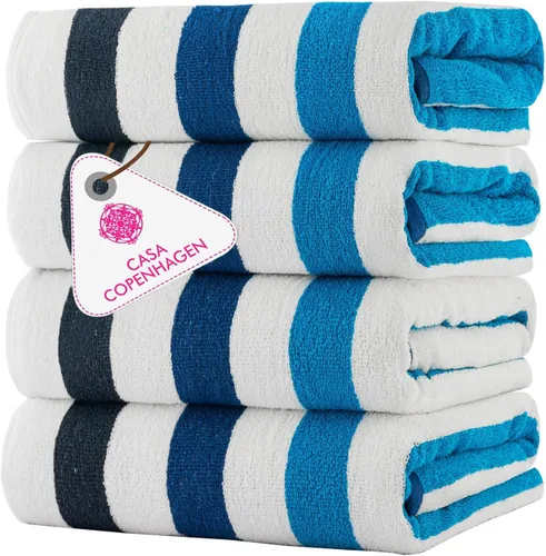 Miniatura 107 de CASA COPENHAGEN Solitaire Juego de 6 toallas - Negro, 600 GSM 2 toallas de baño 2 toallas de mano 2 toallitas, diseñadas en Dinamarca, hechas