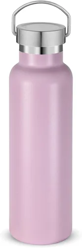 Miniatura 47 de Neihepal Paquete de 4 botellas de agua aisladas de 20 onzas, botella deportiva de doble pared de acero inoxidable con tapa de asa, termo Bubble gum