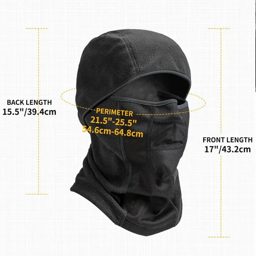 Miniatura 7 de Balaclava Winter Ski Face Mask Breathable Windproof Thermal for Motorcycle Riding Cycling in Cold Weather
