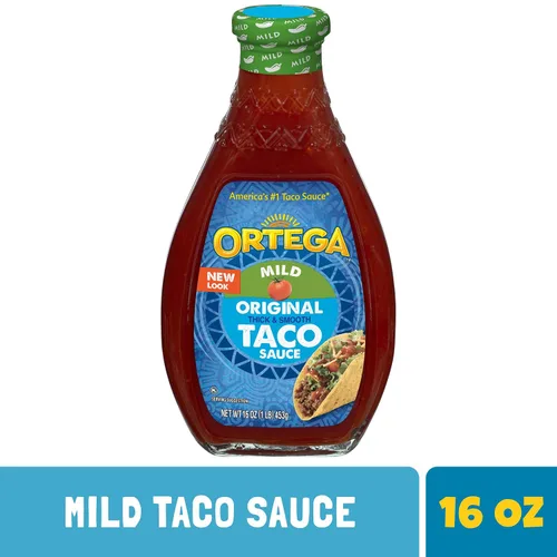 Miniatura 4 de Salsa para Tacos Ortega Original, Suave, 16 Onzas