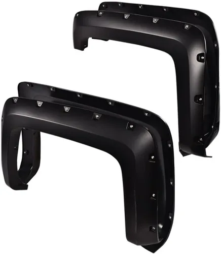 Miniatura 10 de PIT66 Guardabarros para guardabarros, compatible con Chevy Silverado 1500/2014 Silverado 2500HD 3500HD Fleetside New Body de 6.5 pies/8 pies