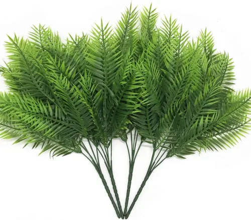 Miniatura 26 de Paquete de 10 enredaderas artificiales colgantes, hiedra falsa, sauce llorón, hojas verdes, plantas de plástico, guirnalda sintética resistente a