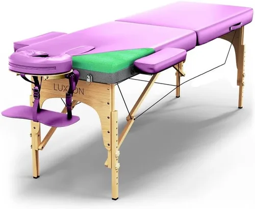 Miniatura 11 de Mesa de masaje de espuma de alta calidad, portátil, plegable, altura ajustable, 72 pulgadas de largo y 27 pulgadas de ancho, mesa de tatuaje