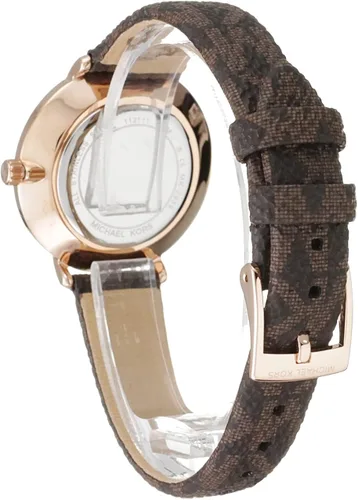 Miniatura 3 de Michael Kors Mini reloj Pyper de dos manos de acero inoxidable para mujer MK4588 - Reloj de malla de acero inoxidable de dos manecillas