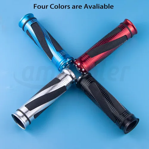 Miniatura 5 de Empuñaduras universales para manillar de motocicleta para motocicletas con agarre izquierdo de 7/8 pulgadas y 1 pulgada derecha, disponibles en una