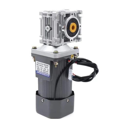 Miniatura 10 de 15W 10K AC110V 125 RPM Motor reductor de engranajes variable ajustable con controlador de velocidad para la industria