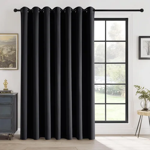 Miniatura 24 de RYB HOME - Cortinas opacas para patio - Cortinas con ojales sólidos, paneles de ventana grandes, eficiencia energética, cortinas de privacidad