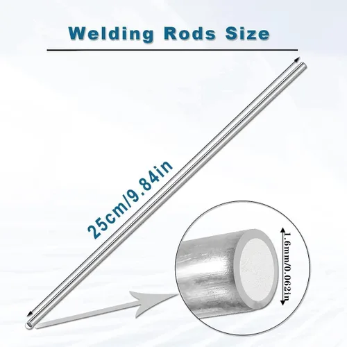 Miniatura 4 de 25 varillas de soldadura de aluminio, varillas de soldadura de aluminio para antorcha de propano, varillas de soldadura de aluminio para alú