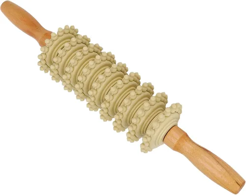 Miniatura 8 de Rodillo de masaje fascia, Rodillo de madera, Puntos de gatillo, Pierna delgada, Afloja la celulitis, Rodillo de masaje de fascia para heridas