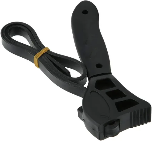 Miniatura 6 de Qiilu Llave de correa de correa Llave de filtro de aceite Llave de correa de goma Llave de correa de goma Llave de cinturón Abrebotellas Herramienta