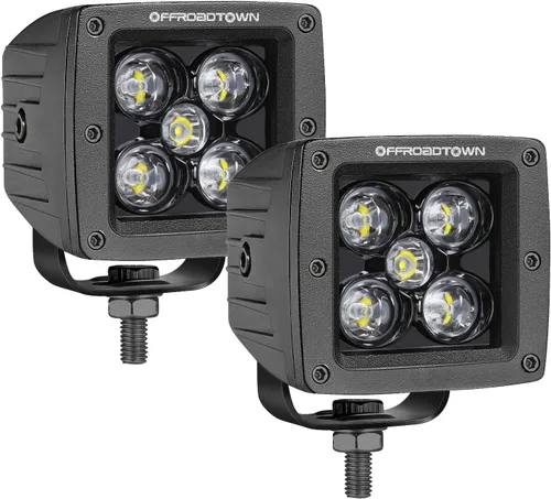 Miniatura 15 de OFFROADTOWN - Arnés de cableado de 2 conductores, kit de arnés de cableado de nailon para cápsulas LED, luz antiniebla, 12 V, 40 A, relé de fusible
