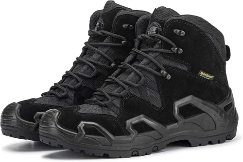 Miniatura 2 de RockRooster Walland KS735-KS737 - Botas de combate para hombre, suela de goma impermeable, botas de senderismo