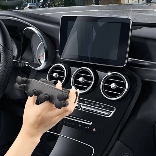 Miniatura 2 de SUNCARACCL Soporte de teléfono para automóvil Montaje de teléfono compatible con Mercedes Benz A/B/C/E/S-Class, GLC/GLE/GLS/GLB/GLA-Class 2016-2023