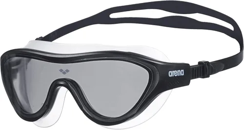 Miniatura 15 de ARENA Gafas de natación unisex para adultos, gafas de natación para hombres y mujeres, de gran ajuste, espejo de policarbonato/lente sin espejo