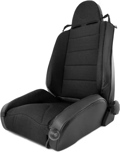 Rugged Ridge | Asiento de carreras XHD Off Road, reclinable, negro | 13416.15 | Compatible con Jeep Wrangler TJ 1997-2006
