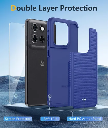 Miniatura 994 de FNTCASE Funda para iPhone 17 Pro: Fundas delgadas translúcidas de color azul claro compatibles con MagSafe, protección completa de la cámara