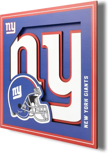 Miniatura 37 de YouTheFan Arte de pared de la serie de logotipos 3D con licencia oficial de la NFL, hecho de múltiples capas, listo para colgar en la pared, diseño