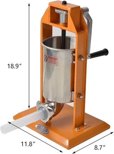 Miniatura 6 de Hakka - Embutidor de salchichas y máquina vertical de salchichas (7 libras/3 L)