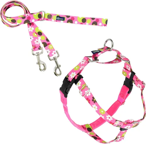 Miniatura 10 de 2 Hounds Design - Arnés para perro (libertad sin tirar), control ajustable, suave y cómodo para pasear perros fácilmente, para perros pequeños, Azul