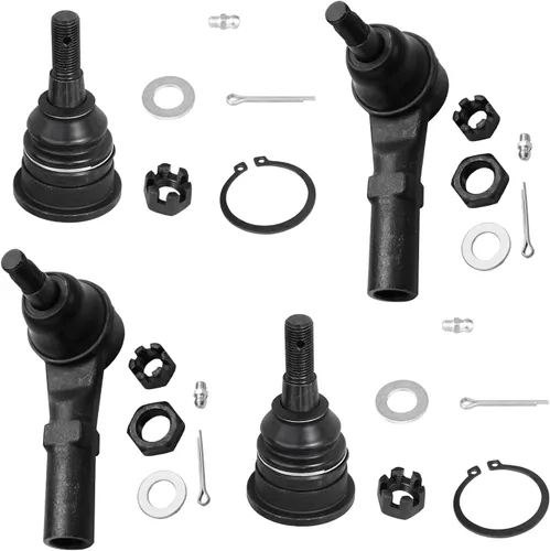 Miniatura 282 de Detroit Axle – Kit de suspensión delantera para Hyundai 2013-2018 Santa Fe 2 enlaces de barra de estabilizador 4 varillas de amarre interiores