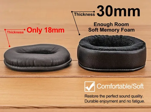 Miniatura 5 de Arctis 7 almohadillas de repuesto para las orejas compatibles con auriculares ATH-M50x M50 M40, Arctis 7 Arctis Pro, ATH-WS1100iS, HD280 Pro
