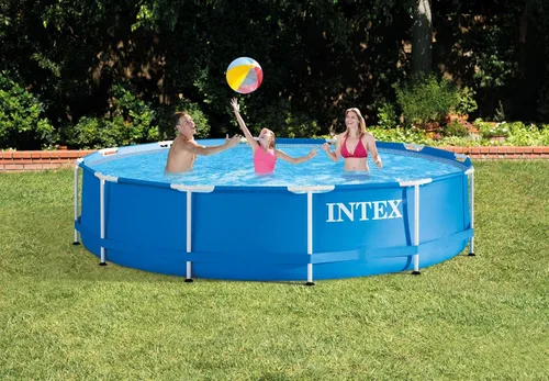 Miniatura 2 de Set de piscina Intex con marco de metal, Azul