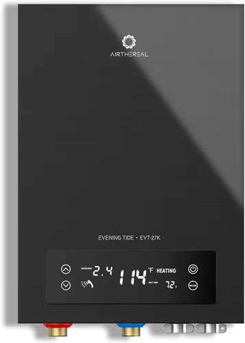 Miniatura 10 de Calentador de agua sin tanque eléctrico Airthereal 14kW, 240 voltios - Agua caliente infinita bajo demanda - Se modula automáticamente para ahorrar