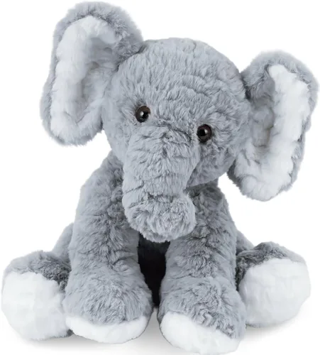 Miniatura 7 de Peluche de conejo de 15 pulgadas para niñas, muñeca de juguete de peluche con vestido rosa a cuadros, bonito juego de muñeca para vestir para niñas