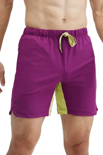 Miniatura 21 de Fabletics The One - Pantalón corto para hombre (sin forro), entrenamiento, natación, ligero, de secado rápido, bolsillo con cremallera, tejido Negro